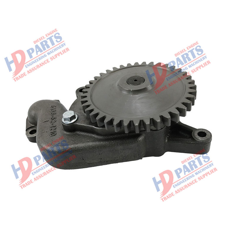 6D105 PC200-3 इंजन ऑयल पंप 6136-52-1210 6136-52-1100 KOMATSU डीजल इंजन भागों के लिए उपयुक्त