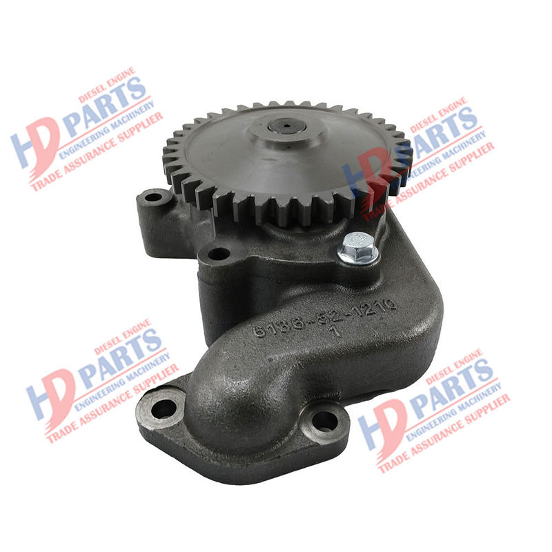 6D105 PC200-3 इंजन ऑयल पंप 6136-52-1210 6136-52-1100 KOMATSU डीजल इंजन भागों के लिए उपयुक्त