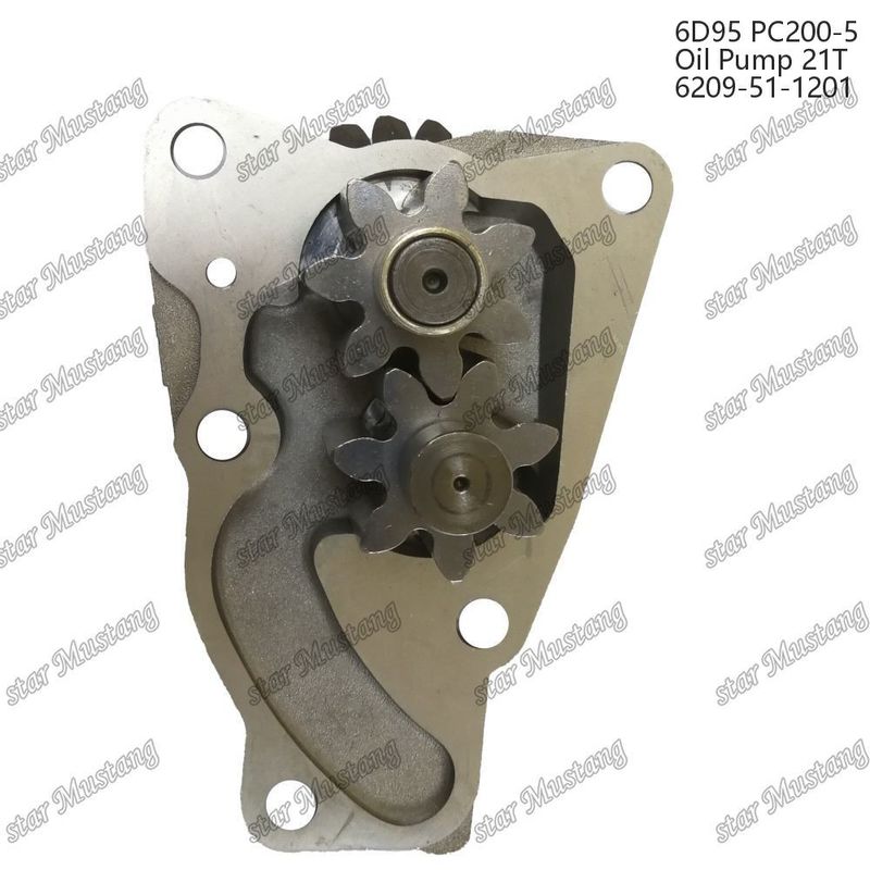 6d95 Pc200-5 इंजन ऑयल पंप 6209-51-1201 कोमात्सु डीजल इंजन के लिए उपयुक्त