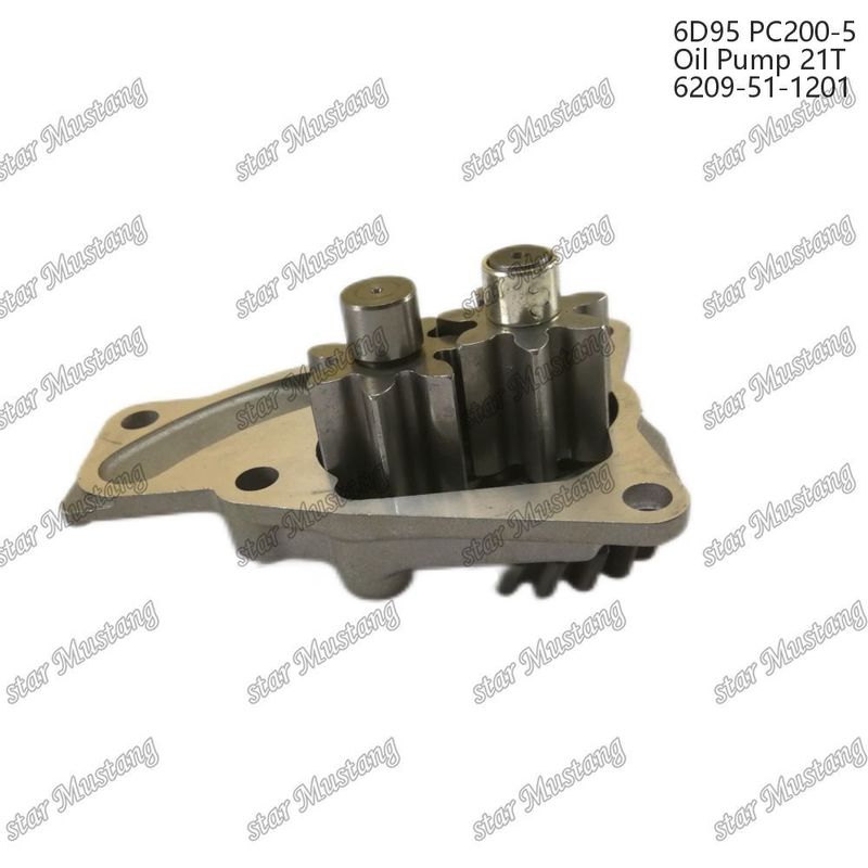 6d95 Pc200-5 इंजन ऑयल पंप 6209-51-1201 कोमात्सु डीजल इंजन के लिए उपयुक्त