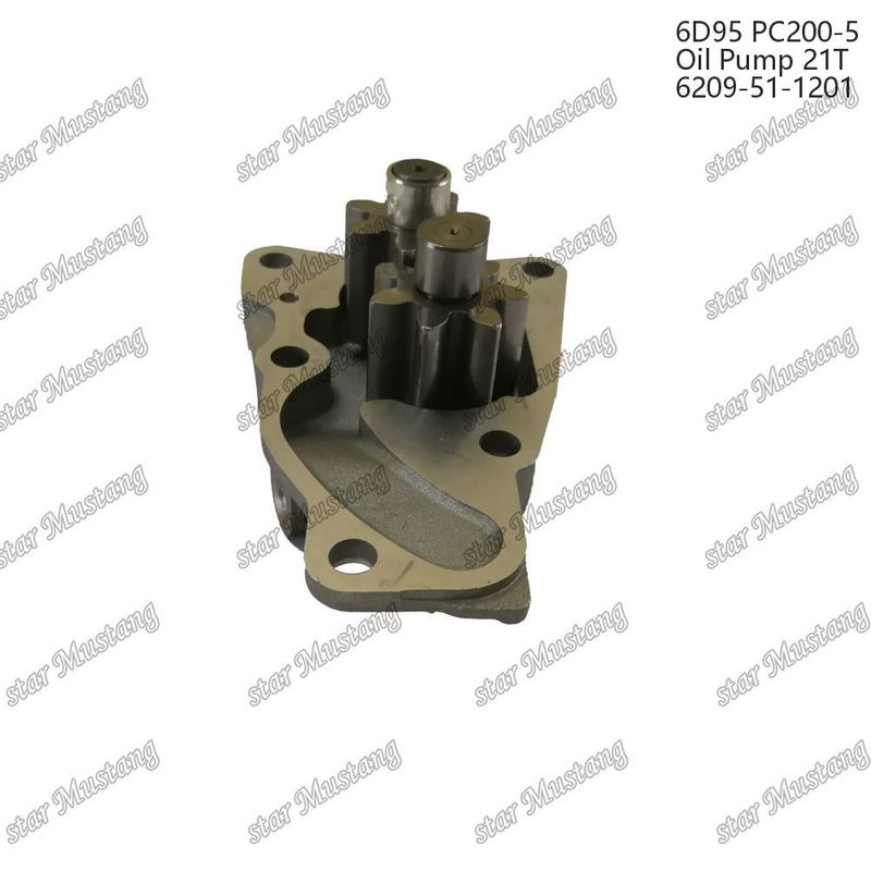 6d95 Pc200-5 इंजन ऑयल पंप 6209-51-1201 कोमात्सु डीजल इंजन के लिए उपयुक्त