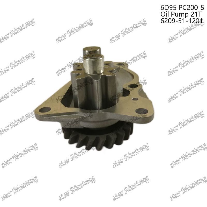 6d95 Pc200-5 इंजन ऑयल पंप 6209-51-1201 कोमात्सु डीजल इंजन के लिए उपयुक्त