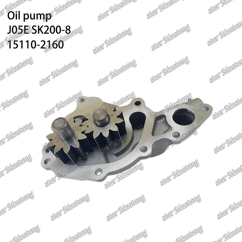 J05E SK200-8 SK210LC-8 SK250-8 SK260LC-8 डीजल इंजन ऑयल पंप 15110-2160 15110-2160A हिनो के लिए