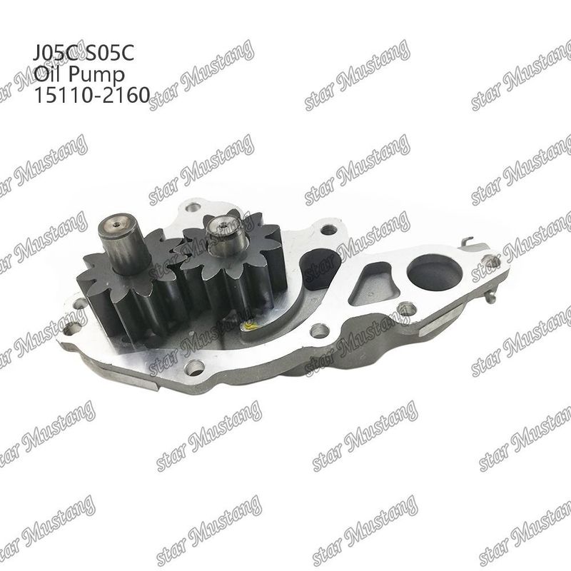 J05C S05C SK200-8 SK210-8 SK250-8 SK260-8 SK260-8 SK260-8E तेल पंप 15110-2160 Hino इंजन मरम्मत भागों के लिए