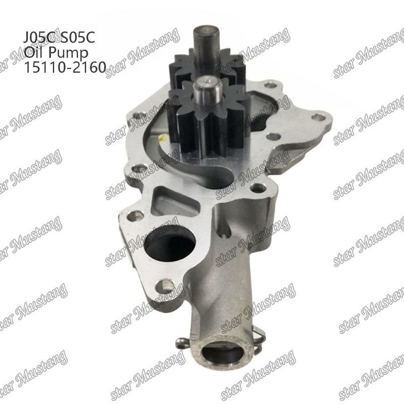 J05C S05C SK200-8 SK210-8 SK250-8 SK260-8 SK260-8 SK260-8E तेल पंप 15110-2160 Hino इंजन मरम्मत भागों के लिए