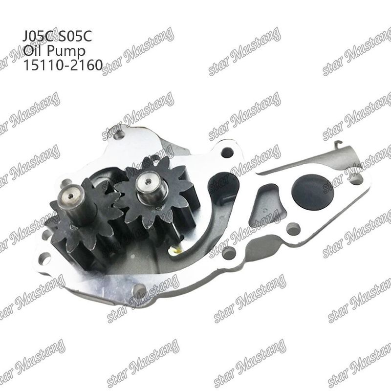 J05C S05C SK200-8 SK210-8 SK250-8 SK260-8 SK260-8 SK260-8E तेल पंप 15110-2160 Hino इंजन मरम्मत भागों के लिए