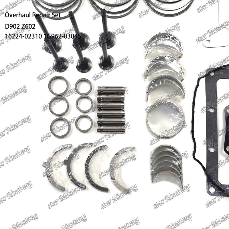 Z602 D902 ओवरहाल मरम्मत किट सिलेंडर लाइनर पिस्टन किट गास्केट किट 16224-02310 1J094-21770 1G962-03045 Doosan के लिए