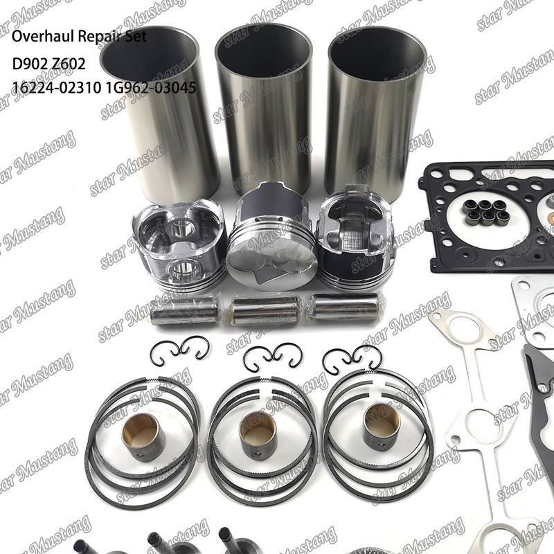 Z602 D902 ओवरहाल मरम्मत किट सिलेंडर लाइनर पिस्टन किट गास्केट किट 16224-02310 1J094-21770 1G962-03045 Doosan के लिए