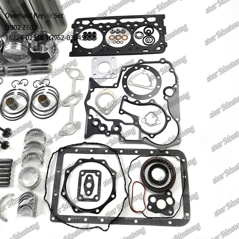 Z602 D902 ओवरहाल मरम्मत किट सिलेंडर लाइनर पिस्टन किट गास्केट किट 16224-02310 1J094-21770 1G962-03045 Doosan के लिए