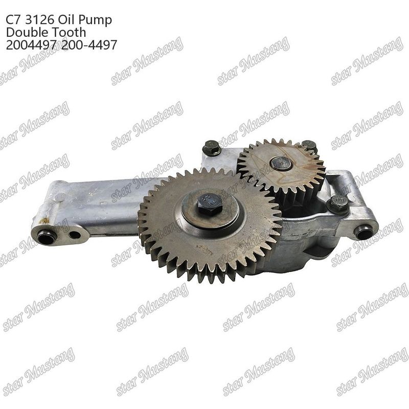 तेल पंप C7 3126 डबल गियर 2004497 200-4497 के लिए CATERPILLAR डीजल इंजन मरम्मत भागों