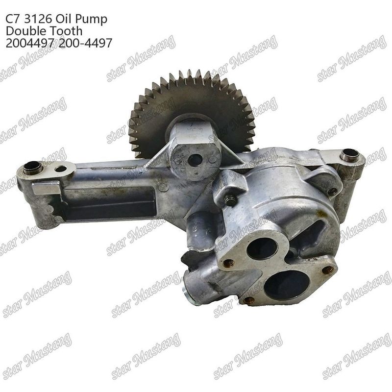 तेल पंप C7 3126 डबल गियर 2004497 200-4497 के लिए CATERPILLAR डीजल इंजन मरम्मत भागों