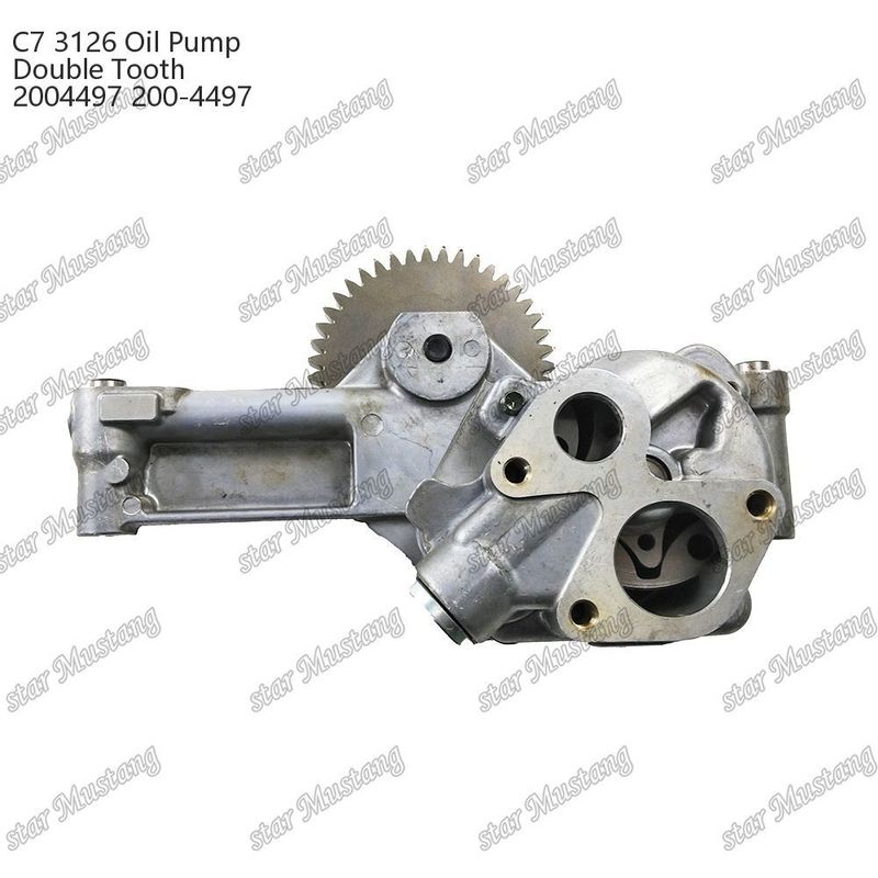 तेल पंप C7 3126 डबल गियर 2004497 200-4497 के लिए CATERPILLAR डीजल इंजन मरम्मत भागों