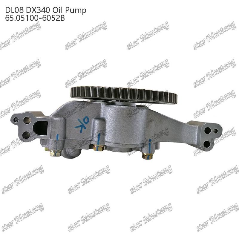 डीएल08 डीएक्स340 तेल पंप 65.05100-6052B Doosan Daewoo इंजन स्पेयर पार्ट्स के लिए