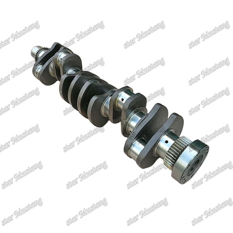 क्रैंकशाफ्ट 6D107 PC200-8 फोर्जेड स्टील 4934862 3974538 6754-01-1310 Cummins डीजल इंजन मरम्मत भागों के लिए