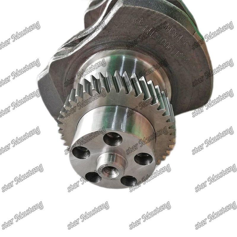 क्रैंकशाफ्ट 6L इलेक्ट्रिक इंजेक्शन फोर्स्ड स्टील 4989436 Cummins डीजल इंजन मरम्मत भागों के लिए