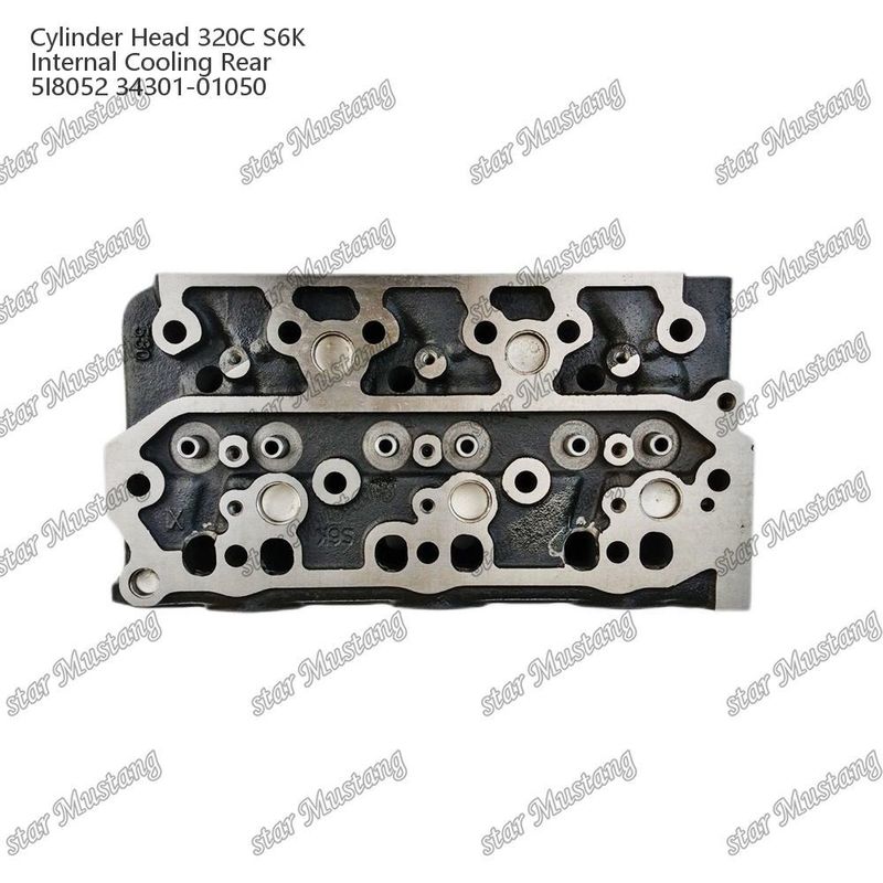 320C S6K इंजन सिलेंडर हेड इनर कूलर रियर 5I8052 34301-01050 Mitsubishi के लिए CAT इंजन स्पेयर पार्ट्स के लिए