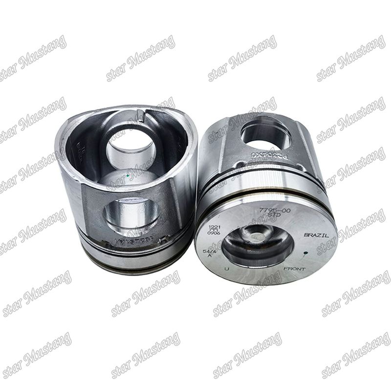 पिस्टन 4BT 4D102 6BT 6BT5.9 6D102 50mm दहन कक्ष 3957795 3807795 Cummins डीजल इंजन मरम्मत भागों के लिए