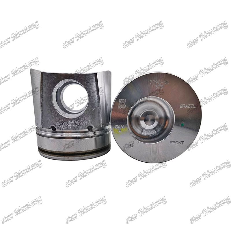 पिस्टन 4BT 4D102 6BT 6BT5.9 6D102 50mm दहन कक्ष 3957795 3807795 Cummins डीजल इंजन मरम्मत भागों के लिए