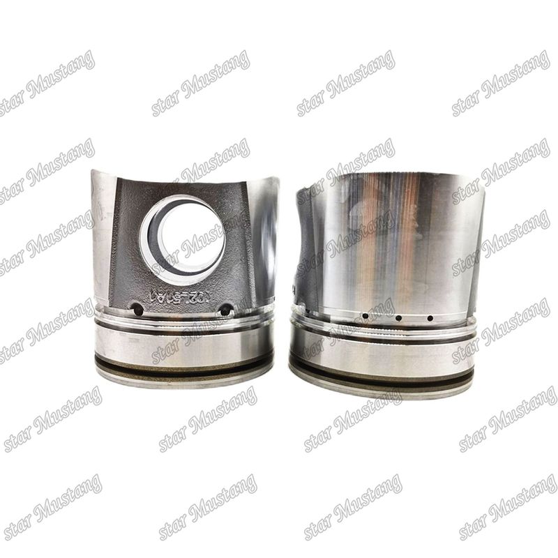 पिस्टन 4BT 4D102 6BT 6BT5.9 6D102 50mm दहन कक्ष 3957795 3807795 Cummins डीजल इंजन मरम्मत भागों के लिए