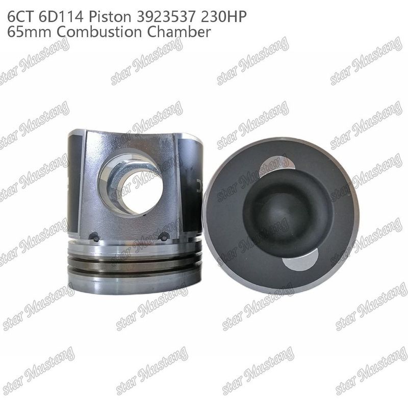 पिस्टन 6CT 6D114 230HP 3923537 65mm दहन कक्ष Cummins डीजल इंजन मरम्मत भागों के लिए