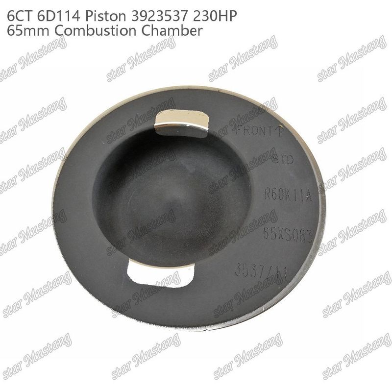 पिस्टन 6CT 6D114 230HP 3923537 65mm दहन कक्ष Cummins डीजल इंजन मरम्मत भागों के लिए
