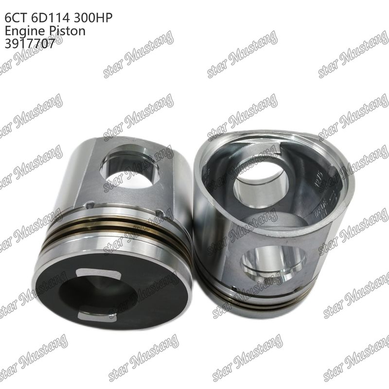 पिस्टन 6CT 6D114 300HP 3917707 55mm दहन कक्ष Cummins डीजल इंजन मरम्मत भागों के लिए
