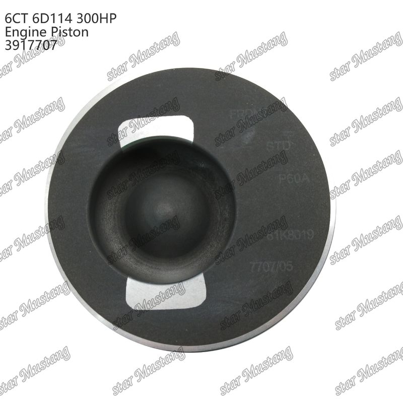 पिस्टन 6CT 6D114 300HP 3917707 55mm दहन कक्ष Cummins डीजल इंजन मरम्मत भागों के लिए