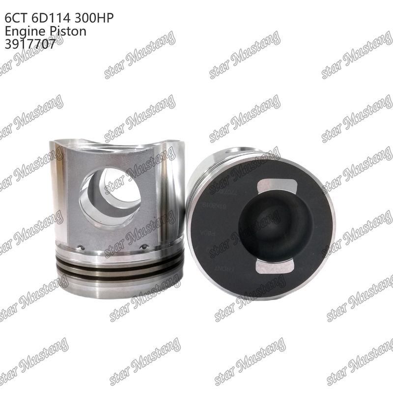 पिस्टन 6CT 6D114 300HP 3917707 55mm दहन कक्ष Cummins डीजल इंजन मरम्मत भागों के लिए