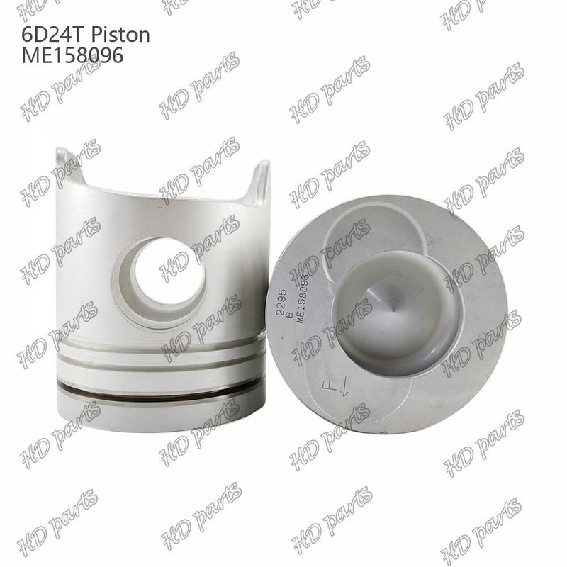 पिस्टन 6D24T दहन कक्ष 69 मिमी 3.3 डबल झुकाव x3x4 मिमी ME158096 Mitsubishi इंजन स्पेयर पार्ट्स के लिए