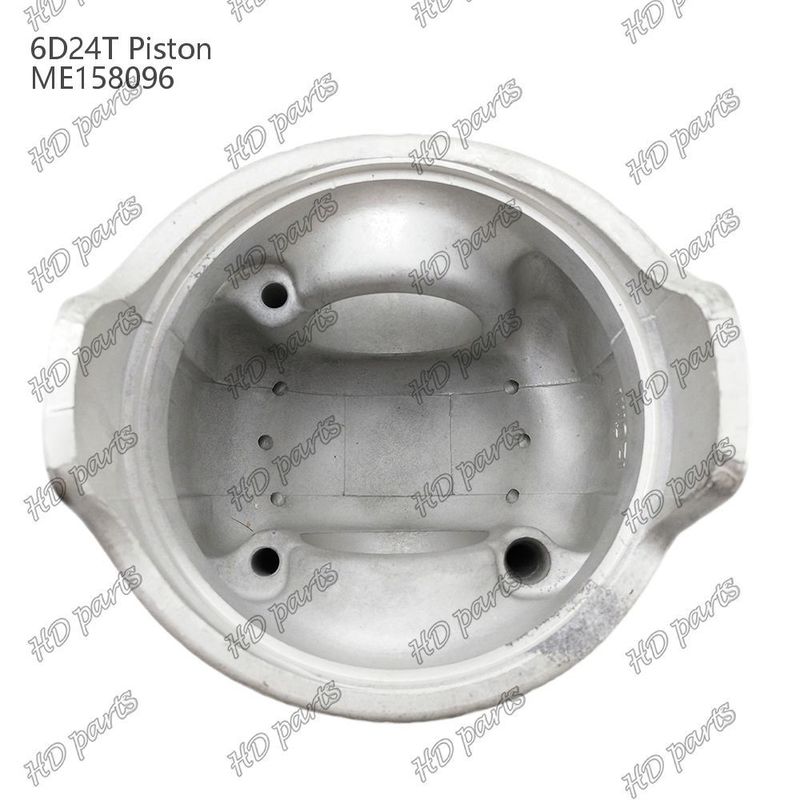 पिस्टन 6D24T दहन कक्ष 69 मिमी 3.3 डबल झुकाव x3x4 मिमी ME158096 Mitsubishi इंजन स्पेयर पार्ट्स के लिए