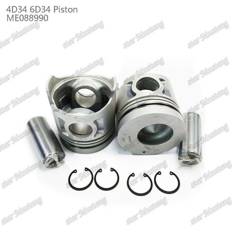 4D34 इंजन पिस्टन पिन छेद 36 मिमी के साथ अल्फिन बिना तेल गैलरी ME088990 Mitsubishi इंजन स्पेयर पार्ट्स के लिए