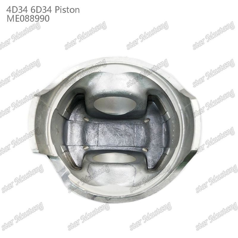 6D34 इंजन पिस्टन पिन छेद 36 मिमी के साथ अल्फिन बिना तेल गैलरी ME088990 Mitsubishi इंजन स्पेयर पार्ट्स के लिए