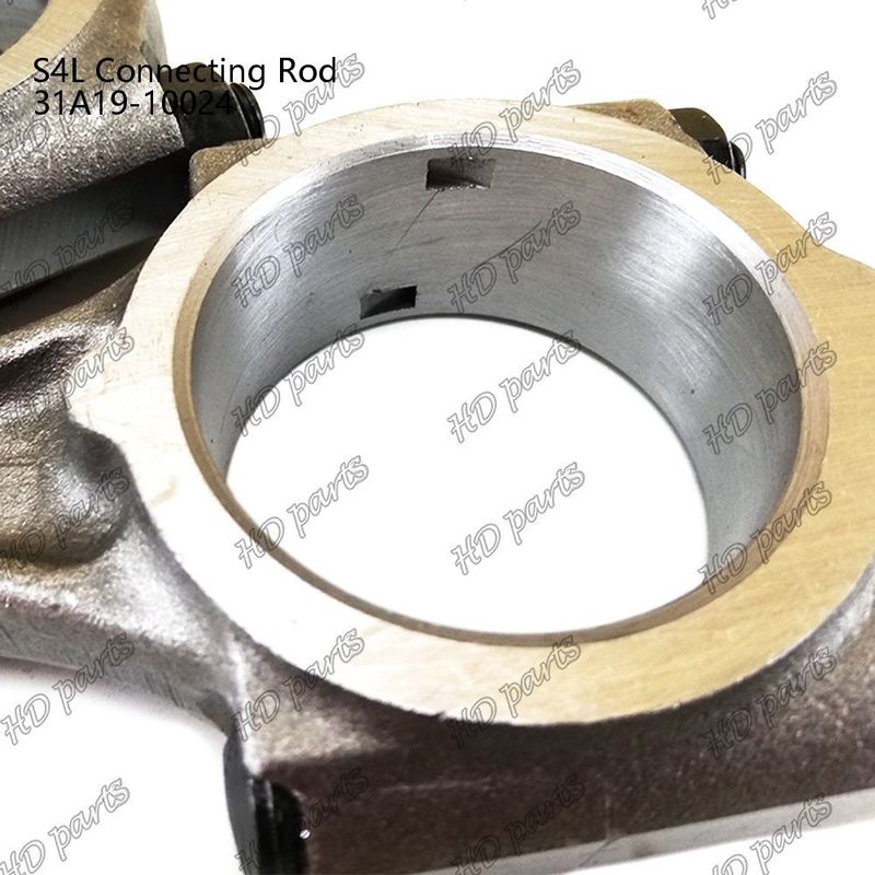 कनेक्टिंग रॉड S3L S4L 108 मिमी लंबी स्टेगर्ड फ्लैट 31A19-10024 Mitsubishi डीजल इंजन मरम्मत भागों के लिए