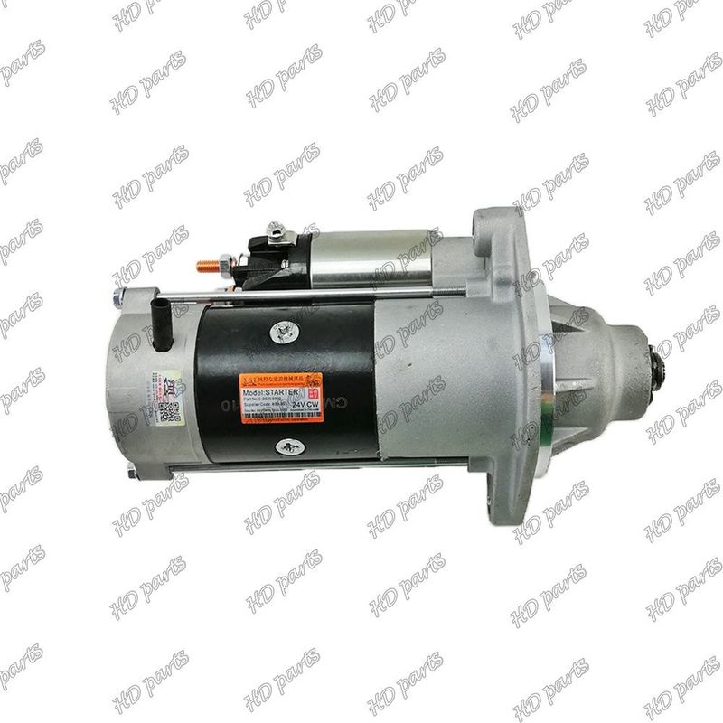 स्टार्टर मोटर 6M60 24V 11T 5.5KW ME180049 ME352610 मित्सुबिशी डीजल इंजन मरम्मत भागों के लिए