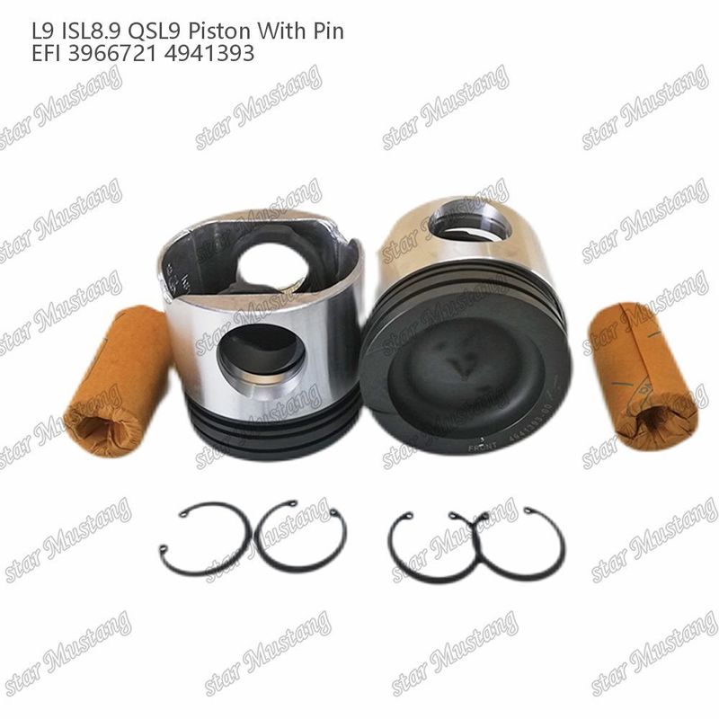 पिस्टन L9 ISL8.9 QSL9 इलेक्ट्रिक इंजेक्शन 3966721 4941393 Cummins डीजल इंजन मरम्मत भागों के लिए