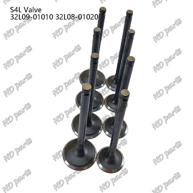 वाल्व S4L IN 32L09-01010 EX 32L08-01020 Mitsubishi डीजल इंजन मरम्मत भागों के लिए