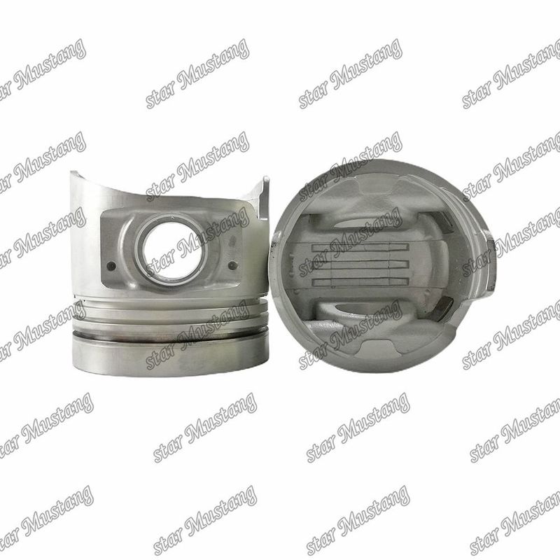 6D17 इंजन पिस्टन 59mm 3×2.5×4mm पिन छेद 38mm ME072394 Mitsubishi इंजन स्पेयर पार्ट्स के लिए