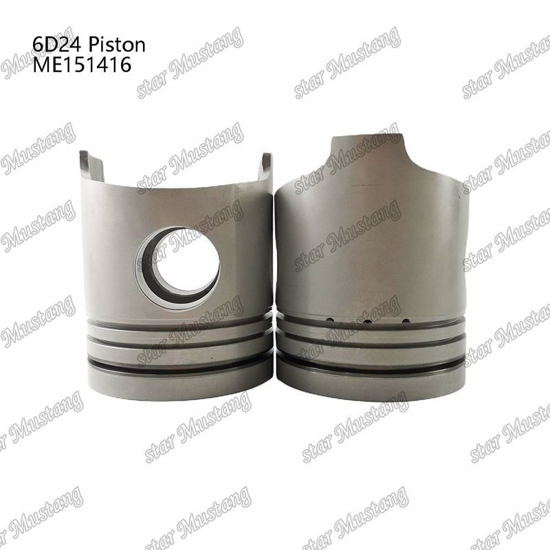 6D24 इंजन पिस्टन कक्ष आकार 69mm 3.3Kx3x4mm ME151416 Mitsubishi इंजन स्पेयर पार्ट्स के लिए