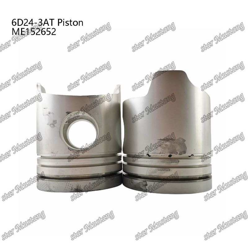 6D24-3AT इंजन पिस्टन कक्ष आकार 66mm 3.3Kx3x4mm ME152652 Mitsubishi इंजन स्पेयर पार्ट्स के लिए