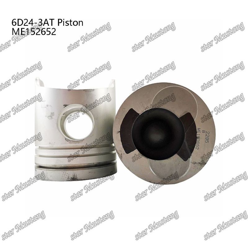 6D24-3AT इंजन पिस्टन कक्ष आकार 66mm 3.3Kx3x4mm ME152652 Mitsubishi इंजन स्पेयर पार्ट्स के लिए