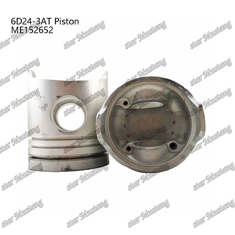 6D24-3AT इंजन पिस्टन कक्ष आकार 66mm 3.3Kx3x4mm ME152652 Mitsubishi इंजन स्पेयर पार्ट्स के लिए