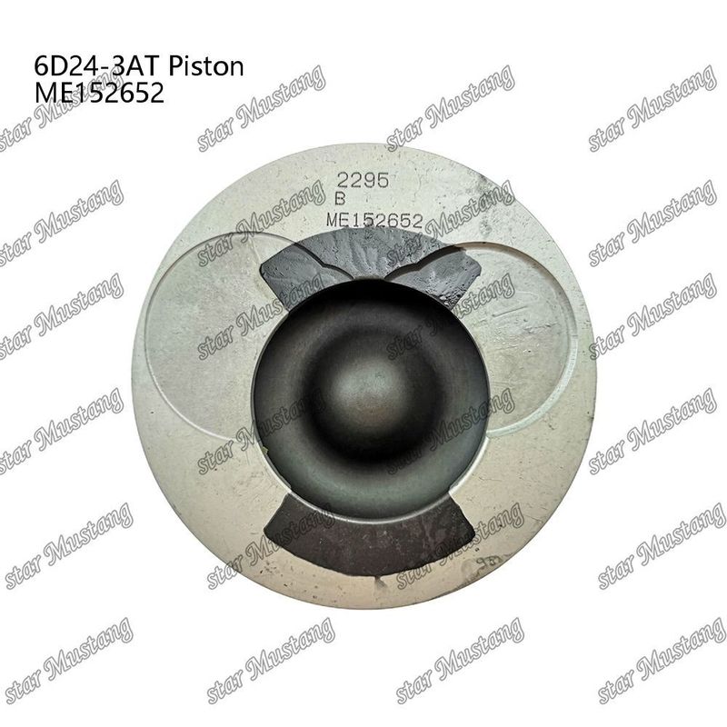 6D24-3AT इंजन पिस्टन कक्ष आकार 66mm 3.3Kx3x4mm ME152652 Mitsubishi इंजन स्पेयर पार्ट्स के लिए