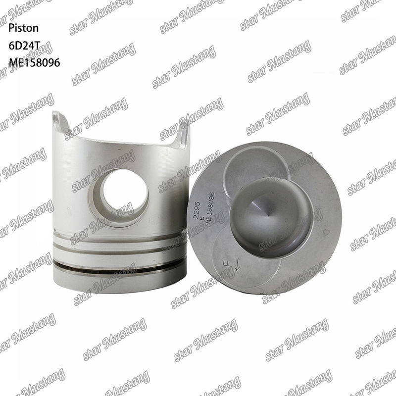 6D24T इंजन पिस्टन कक्ष आकार 69mm 3.3Kx3x4mm ME158096 Mitsubishi इंजन स्पेयर पार्ट्स के लिए