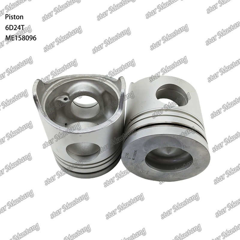 6D24T इंजन पिस्टन कक्ष आकार 69mm 3.3Kx3x4mm ME158096 Mitsubishi इंजन स्पेयर पार्ट्स के लिए