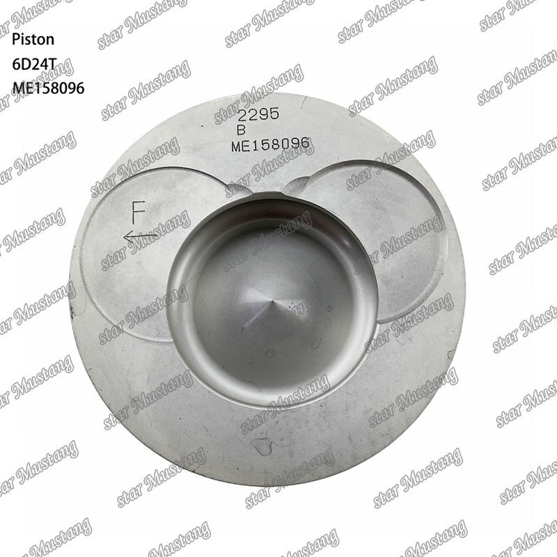 6D24T इंजन पिस्टन कक्ष आकार 69mm 3.3Kx3x4mm ME158096 Mitsubishi इंजन स्पेयर पार्ट्स के लिए