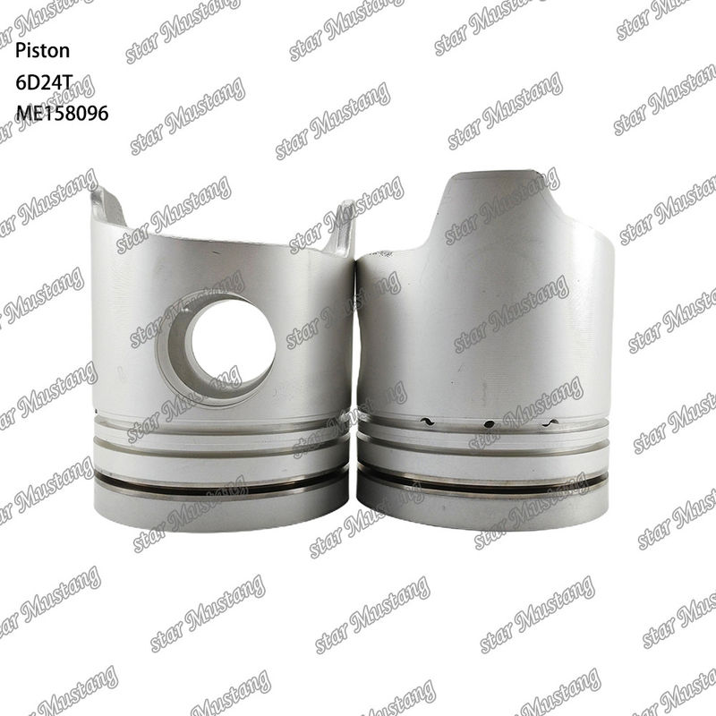 6D24T इंजन पिस्टन कक्ष आकार 69mm 3.3Kx3x4mm ME158096 Mitsubishi इंजन स्पेयर पार्ट्स के लिए