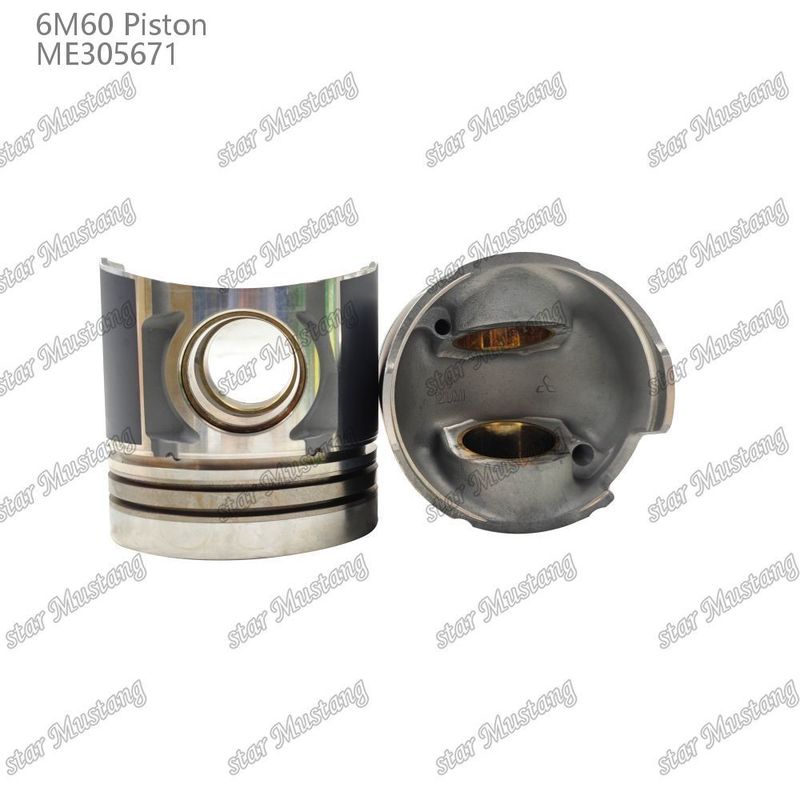 6M60 इंजन पिस्टन कक्ष आकार 79mm ME305671 Mitsubishi इंजन स्पेयर पार्ट्स के लिए