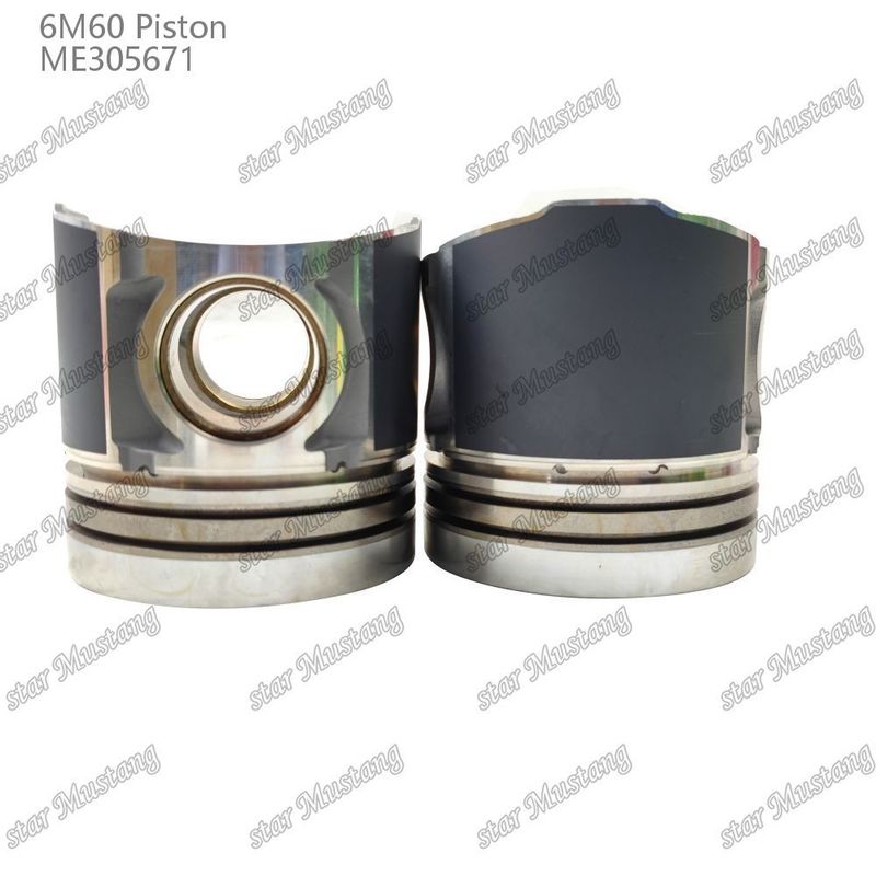 6M60 इंजन पिस्टन कक्ष आकार 79mm ME305671 Mitsubishi इंजन स्पेयर पार्ट्स के लिए