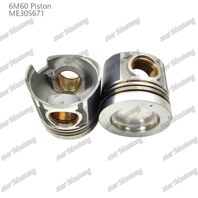 6M60 इंजन पिस्टन कक्ष आकार 79mm ME305671 Mitsubishi इंजन स्पेयर पार्ट्स के लिए