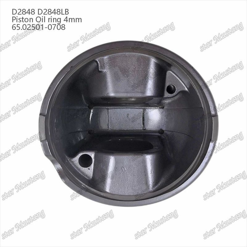 पिस्टन D2848 D2848LB ऑयल रिंग 4 मिमी 65.02501-0708 Doosan डीजल इंजन मरम्मत भागों के लिए